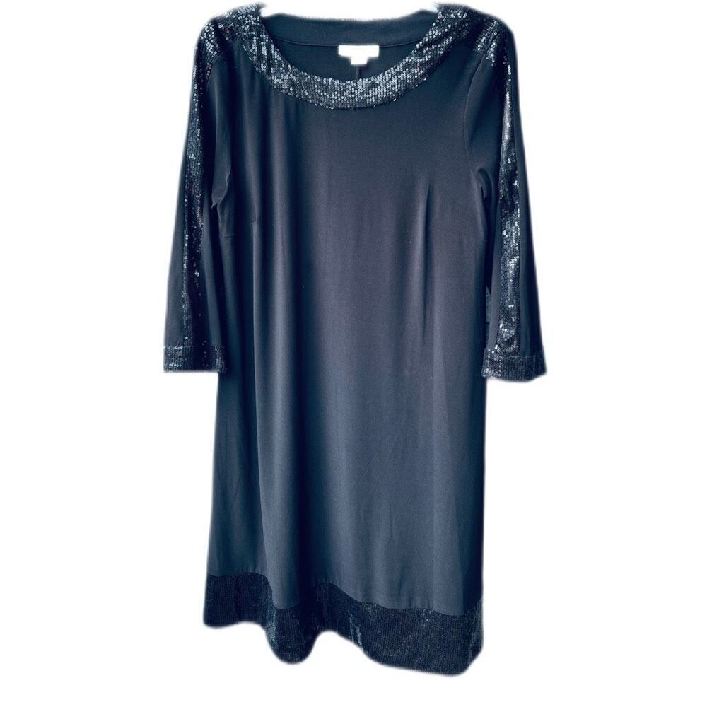 Prelude size 10 shift dress with sequin fabric